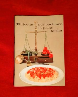 Libro Ricette Pasta originale Barilla anni 60