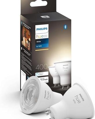Philips Hue White, Faretto LED smart GU10, Confezi