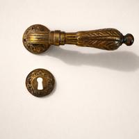 Coppie di maniglie in ottone in stile