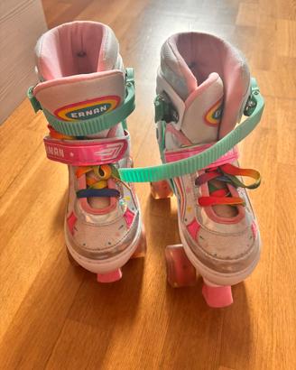 Pattini a rotelle regolabili