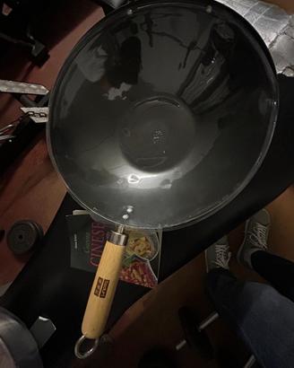 Padella wok Bodum acciaio carbonio