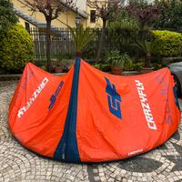 Kitesurf + Barra Crazyfly Kite Sculpe 9 m