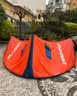 Kitesurf + Barra Crazyfly Kite Sculpe 9 m