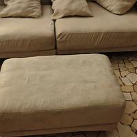 divano  letto 3/4 posti alcantara sintetica