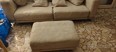 divano  letto 3/4 posti alcantara sintetica