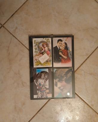 Quadro Vintage Cartoline d'Epoca Ritratti