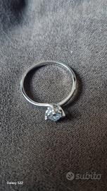 anello oro bianco