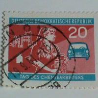 Francobollo germania orientale ddr 1960