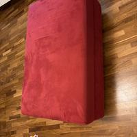 Puf Poltronesofà Rosso in Microfibra
