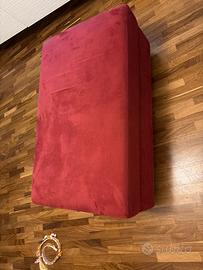 Puf Poltronesofà Rosso in Microfibra