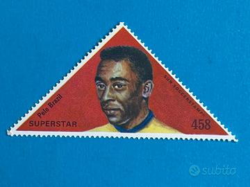 PELE 458 Brazil Figurina 1971 album Soccer Stamp c