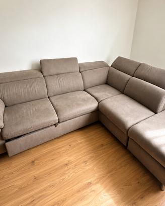 Divano letto angolare contenitore