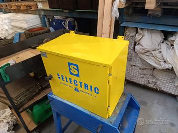 Quadro elettrico da cantiere con documentazione