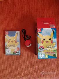 Pokemon let's go + pokeball