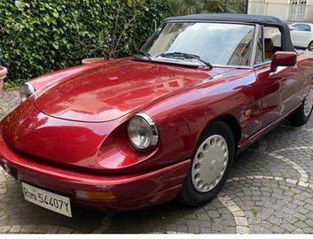Spider alfa Romeo 1.6 rosso amaranto