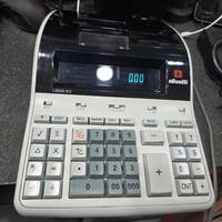 Calcolatrice Olivetti Logos 812 con 9 rotoli