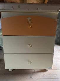 Fasciatoio Mibb con 3 cassetti