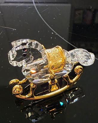 Swarovski cavallo a dondolo 