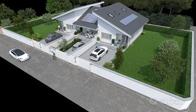 Macchia Palocco - Villa trifamiliare classe A4