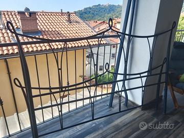 testiera letto completa matrimoniale , ferro battu