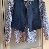 camicia Magilla e gilet Marciano cerimonia ragazzo