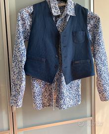 camicia Magilla e gilet Marciano cerimonia ragazzo