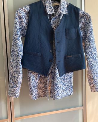 camicia Magilla e gilet Marciano cerimonia ragazzo