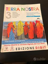 Libro Scolastico Geografia "Terra Nostra" Vol. 3