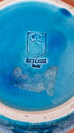 Bitossi blue Rimini  vaso in  ceramica