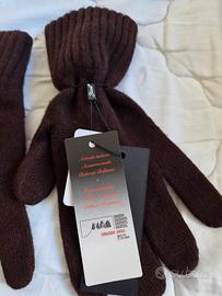 guanti  100%lana made in italy 
