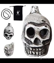 Fischietto della morte azteco Replica Teschio spet