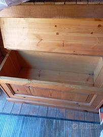 Cassapanca legno