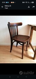 Set 4 sedie stile thonet del 1984