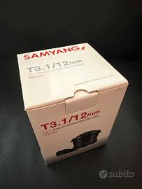 Samyang FE 12mm T3.1 Cine Fisheye