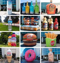 Pubblicitario gonfiabile personalizzato su misura