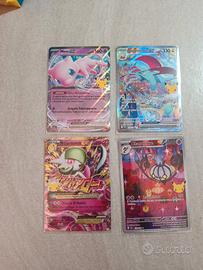 30th Pokémon lotto 4 carte olografiche ITA foil Me