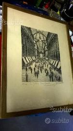 "Milano Galleria Vittorio Emanuele"primi 900