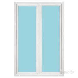 Porta per balcone con doppia anta