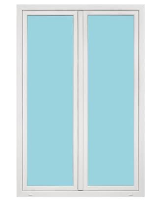Porta per balcone con doppia anta