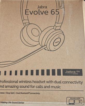 Jabra Evolve 65 Wireless Stereo On-Ear cuffie