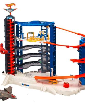 Hot Wheels Parcheggio Super Mega Garage Usato