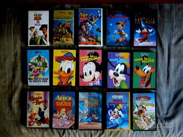 15 VHS Disney TOY STORY Pinocchio FANTASIA Alice