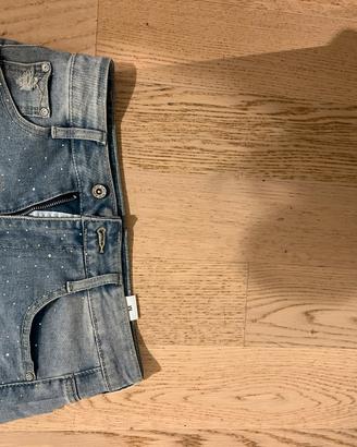 jeans con brillantini