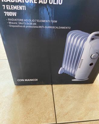 Radiatore ad olio 7 elementi 700W