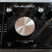 Scheda audio m-audio m-track 2x2