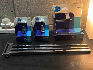 Set Accessori Bagno - Sensea Quaddro Cromo Lucido