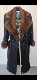 Vbtage cappotto in pelle visone