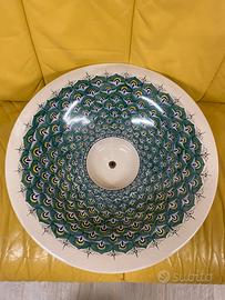 Lampadario in ceramica di Deruta