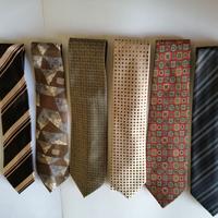 6 cravatte seta Ungaro & C.