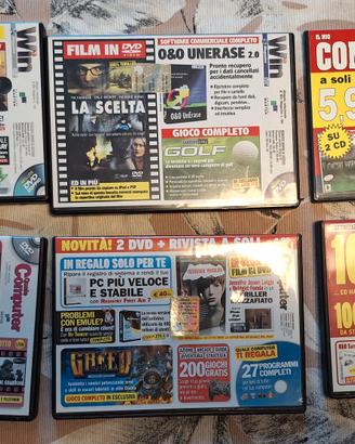 Programmi con giochi PC lotto 6 dvd